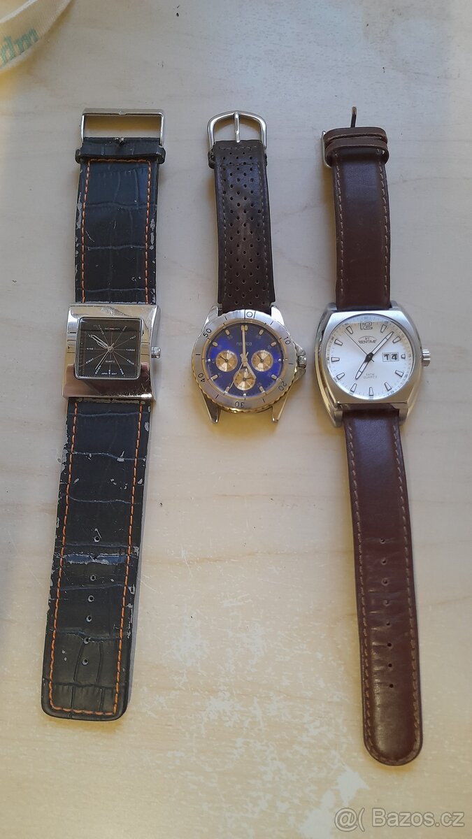 3x hodinky různé