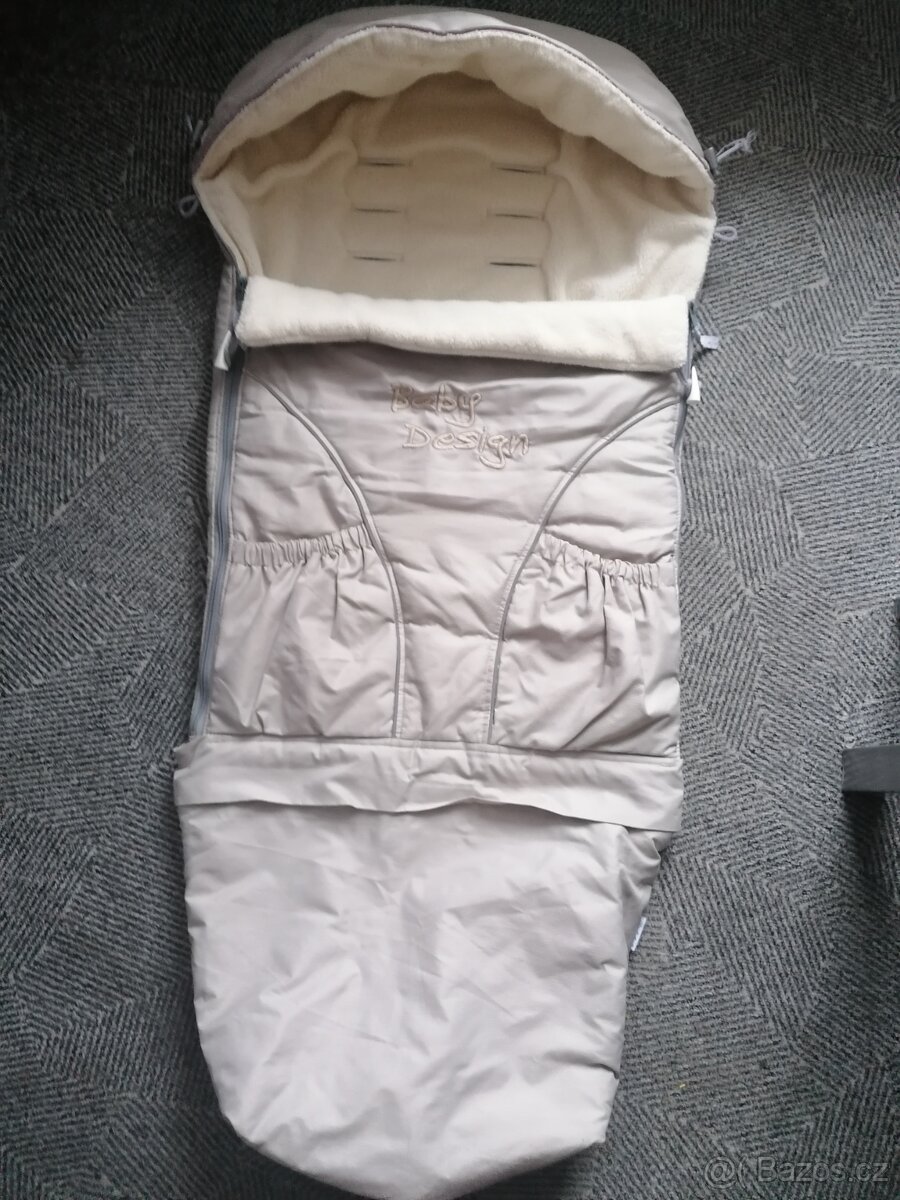 Nádherný zimní fusak béžový RICHELIEU TOPSTAV