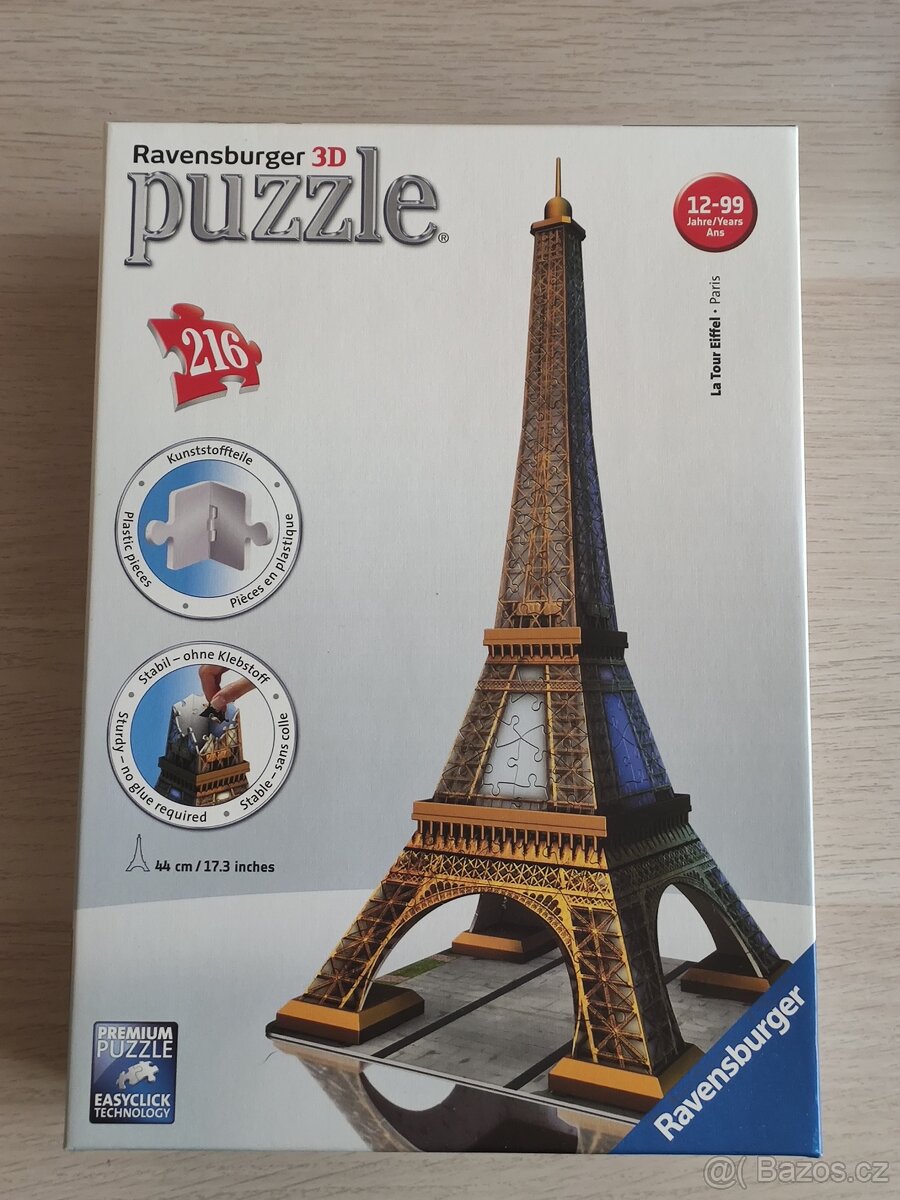 3D puzzle Eiffelova věž