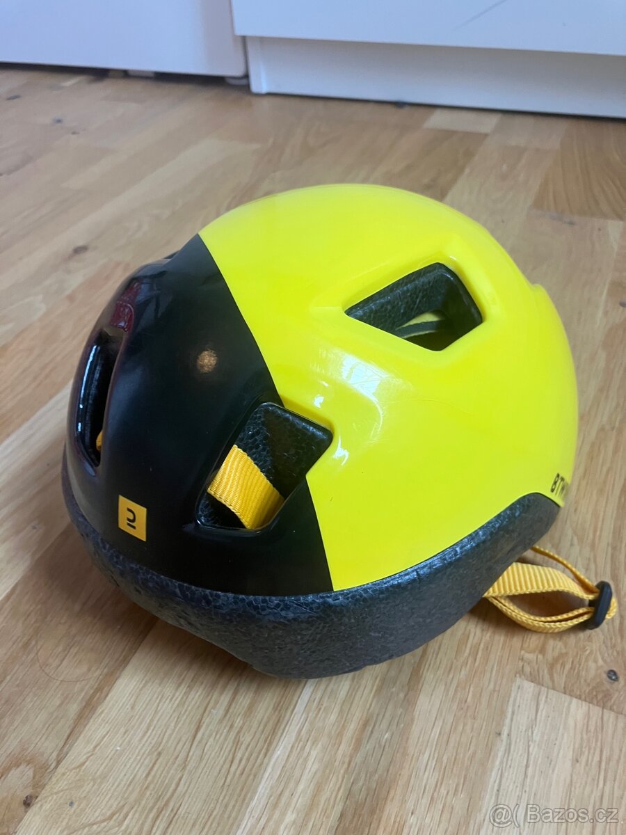 Dětská helma Btwin XS (48-52 cm) žlutá/černá