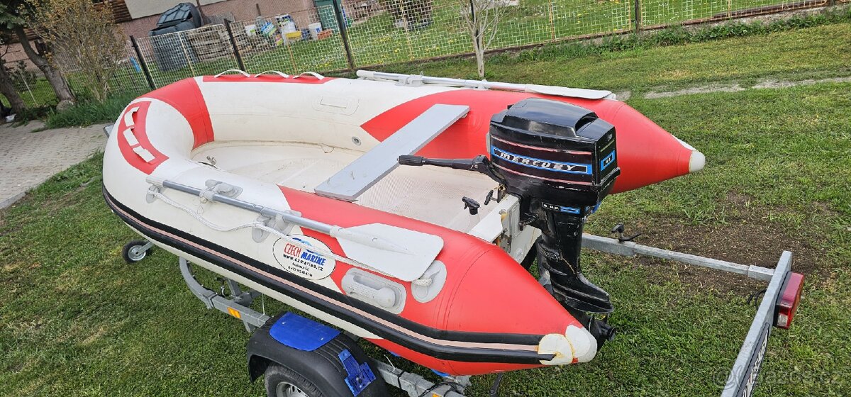 RIB Člun 320cm s motorem Mercury 10hp(5hp)