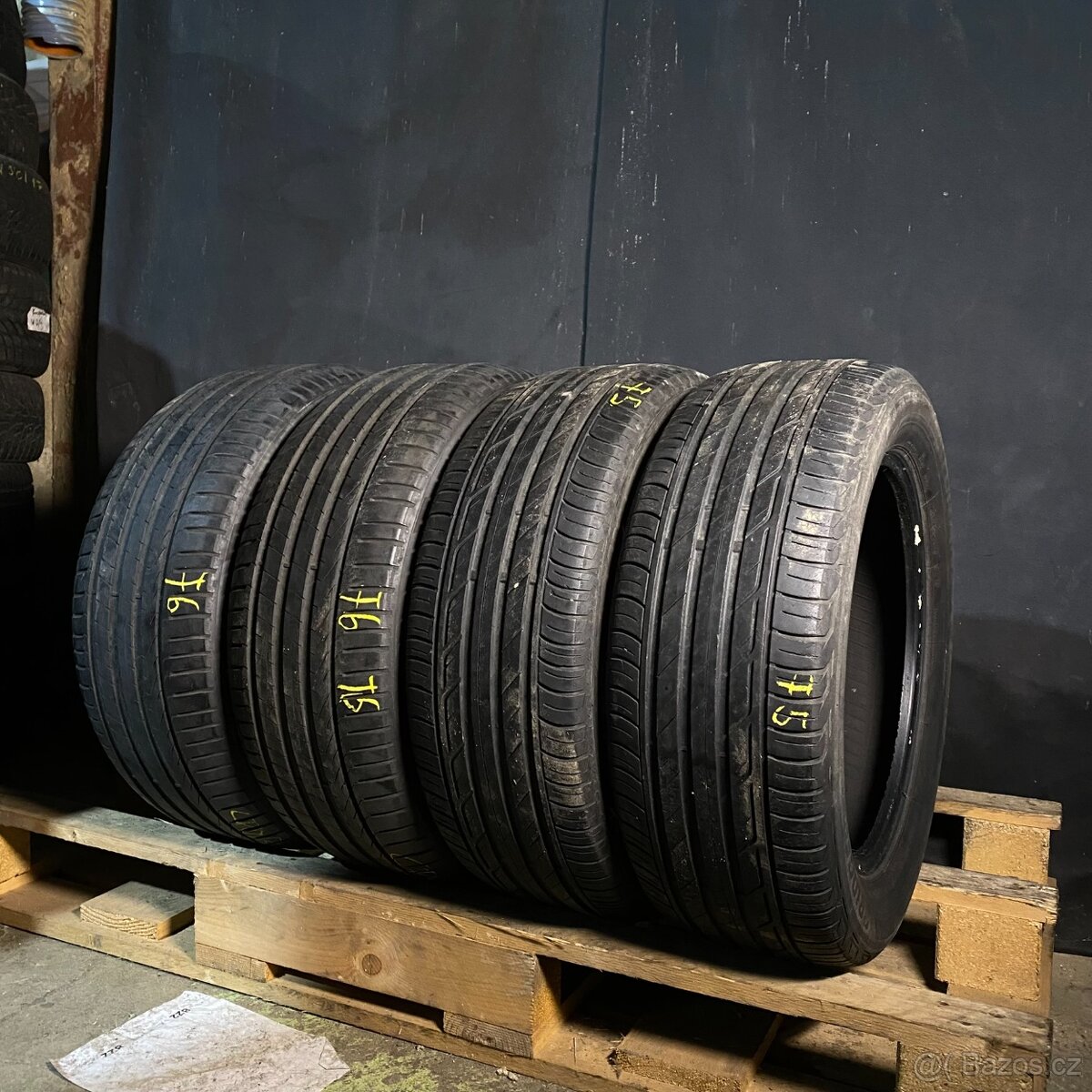 Letní pneu 225/55 R17 97W Bridgestone 4,5mm