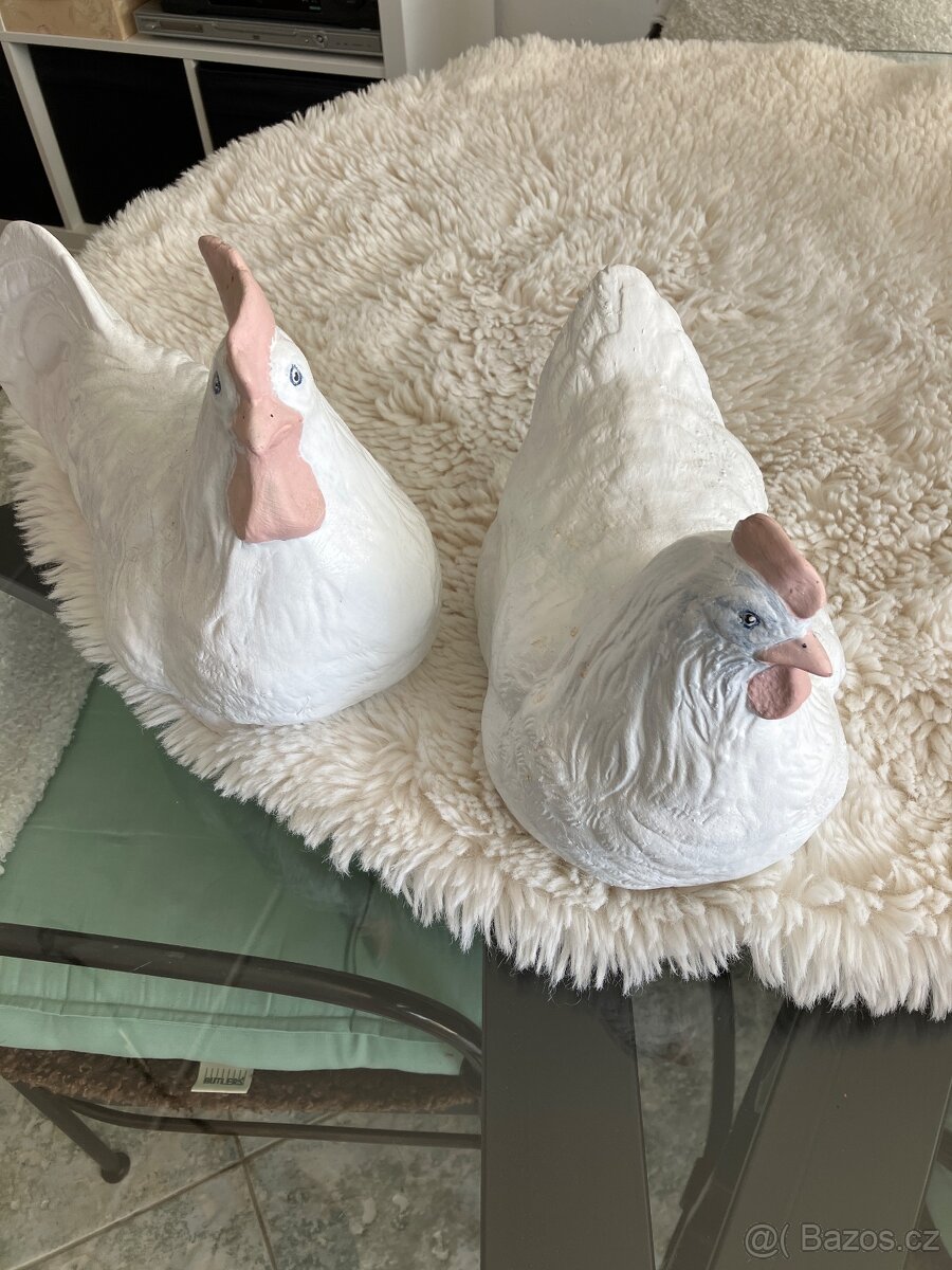 Keramické slepice
