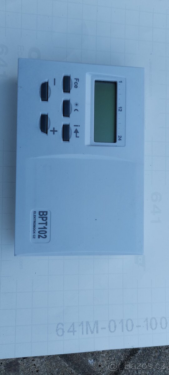 Prodám digitální týdenní termostat BPT 102