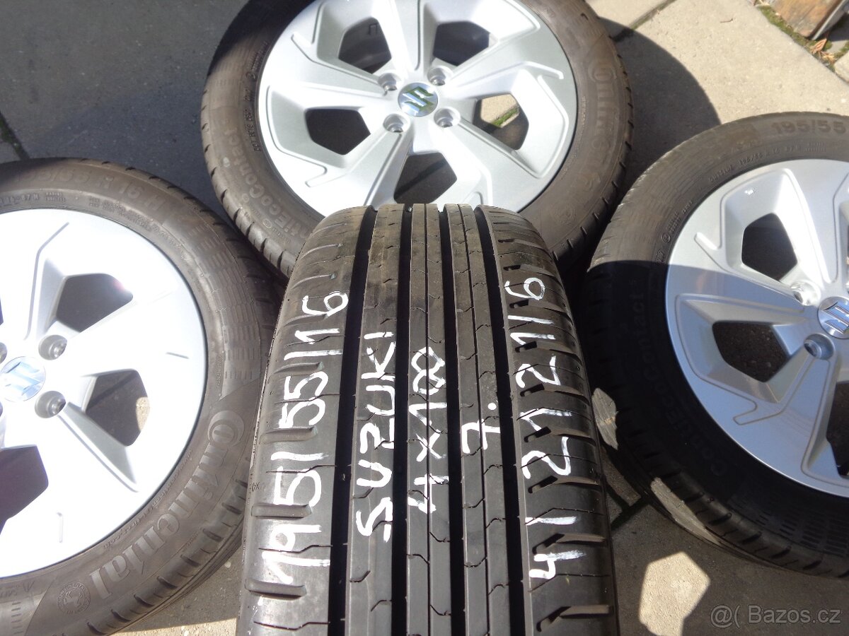 4x100 r16 Suzuki Swift alukola + pneu gratis