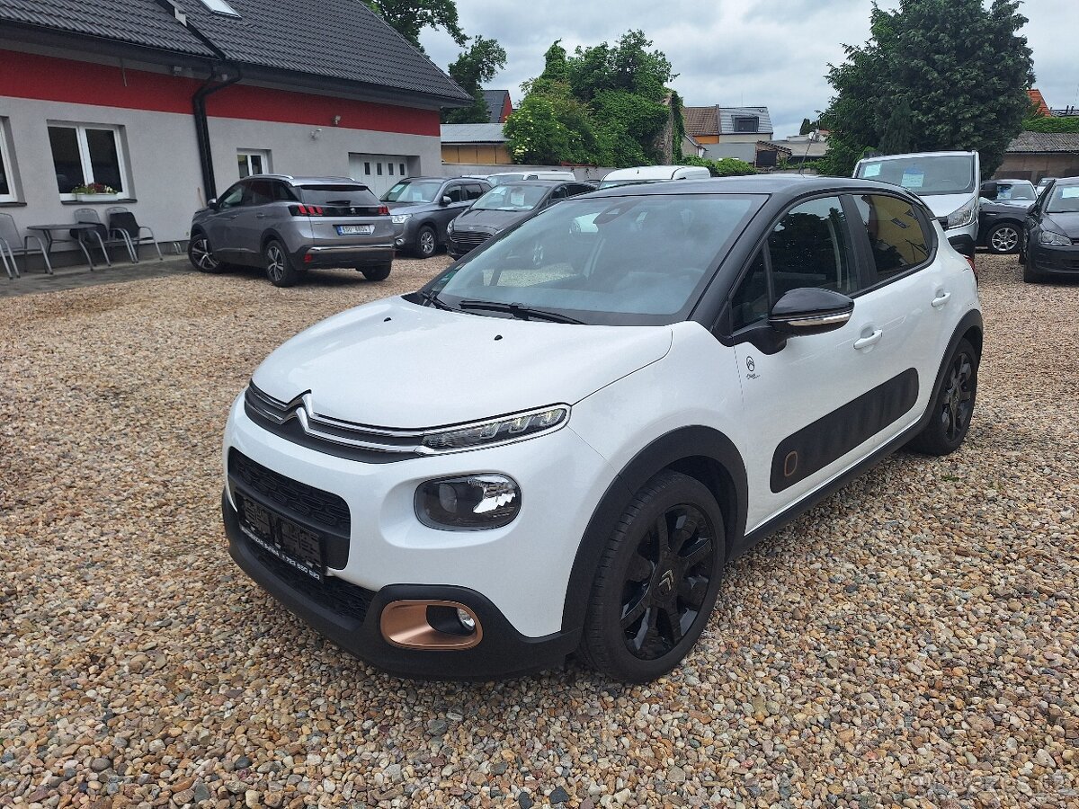 Citroen C3 1.2i 81KW 1xMajitel, Naj: 51tKM, S.Kniha + Zim. k