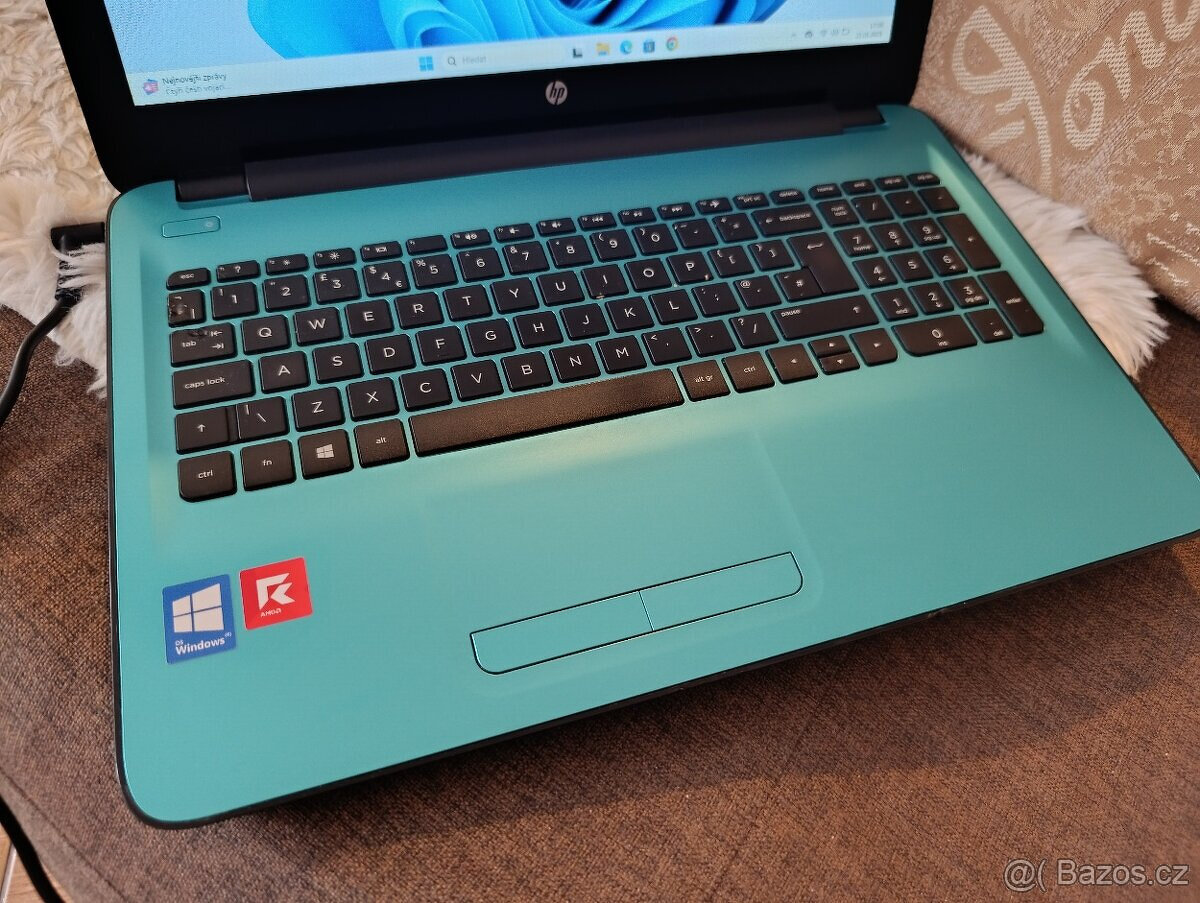 Hp 15 / Tyrkys / 500GB SSD / ctyrjadro