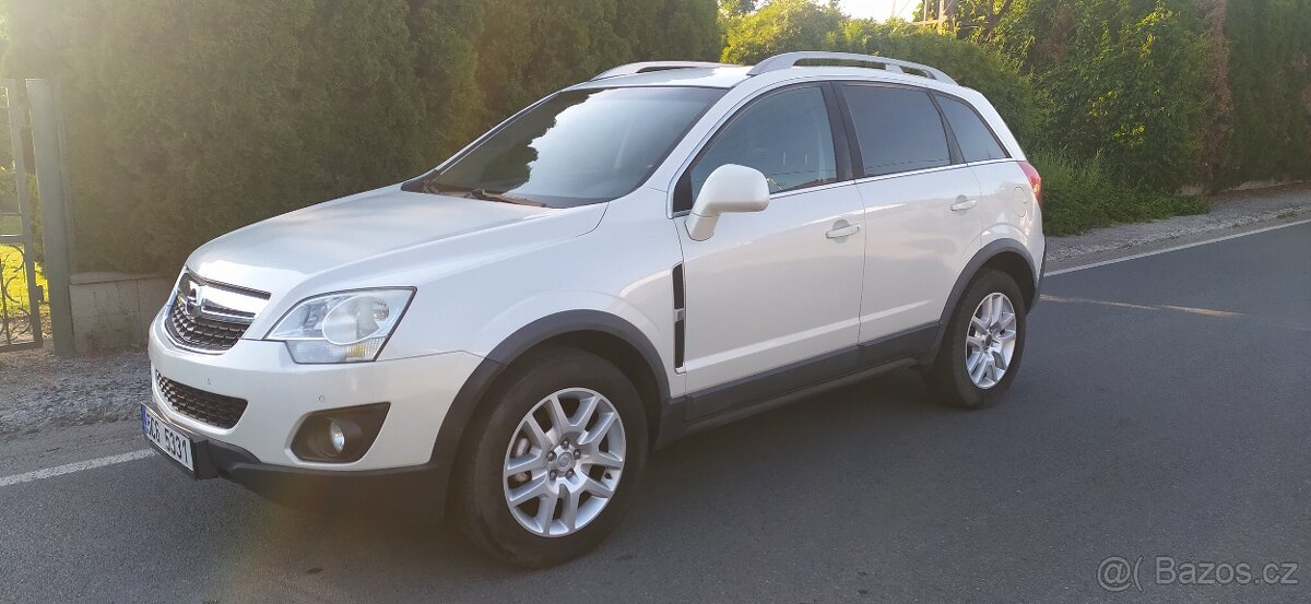 OPEL ANTARA 2,2CDTi120kw,4x4,rv9/2012,ČR,TZ,DPH,BÍLÁ PERLET