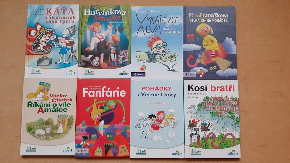 Albert pohádky 8ks/250Kč