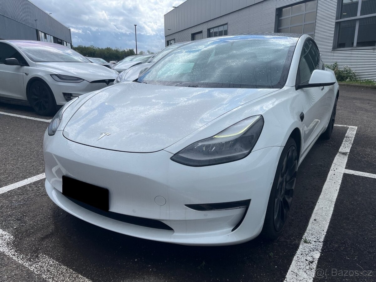 Tesla Model 3, Performance,tep.čerpadlo,82kWh,LED Matrix