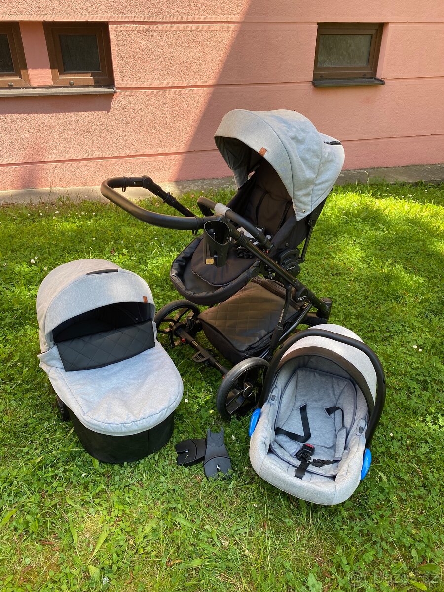 Kombinovaný kočárek 3v1 Baby Merc Piuma