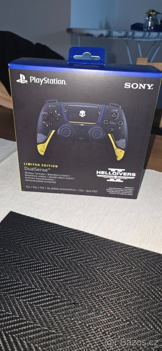 Dualsense limitovaná edice helldivers