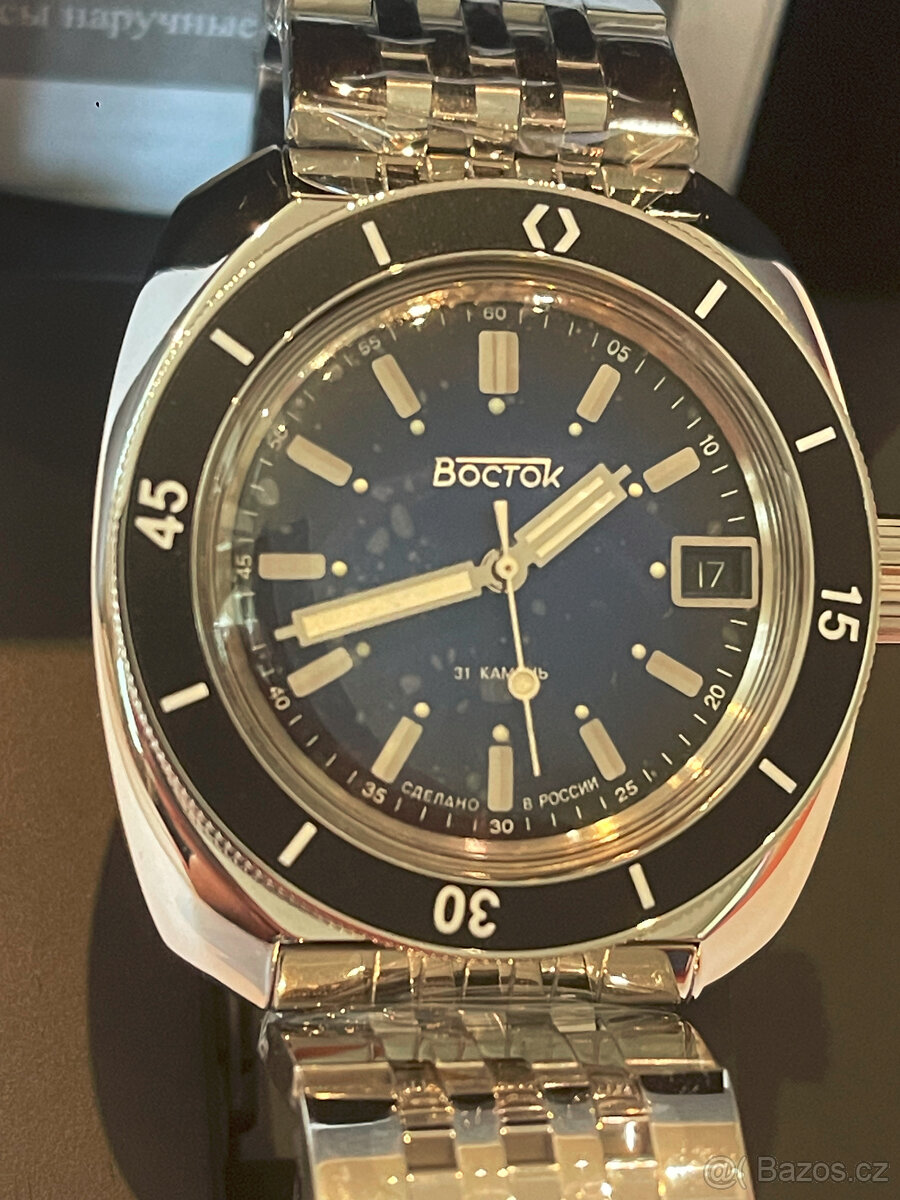 Nové hodinky Vostok Amfibie automat, voděodolnost 200m