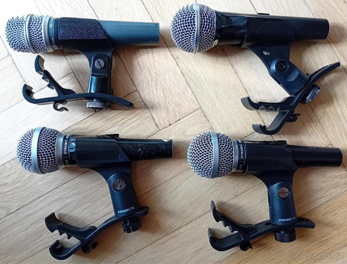 Mikrofony pro bicí (snare, tomy)