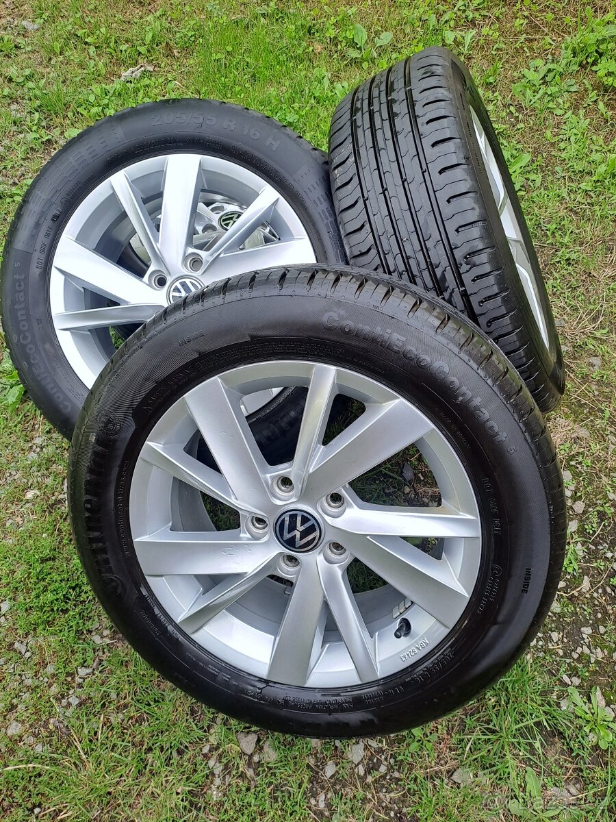Alu kola 5x112 originál VW 205/55 R16