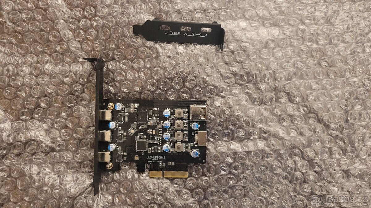 PCIe řadič s USB-C