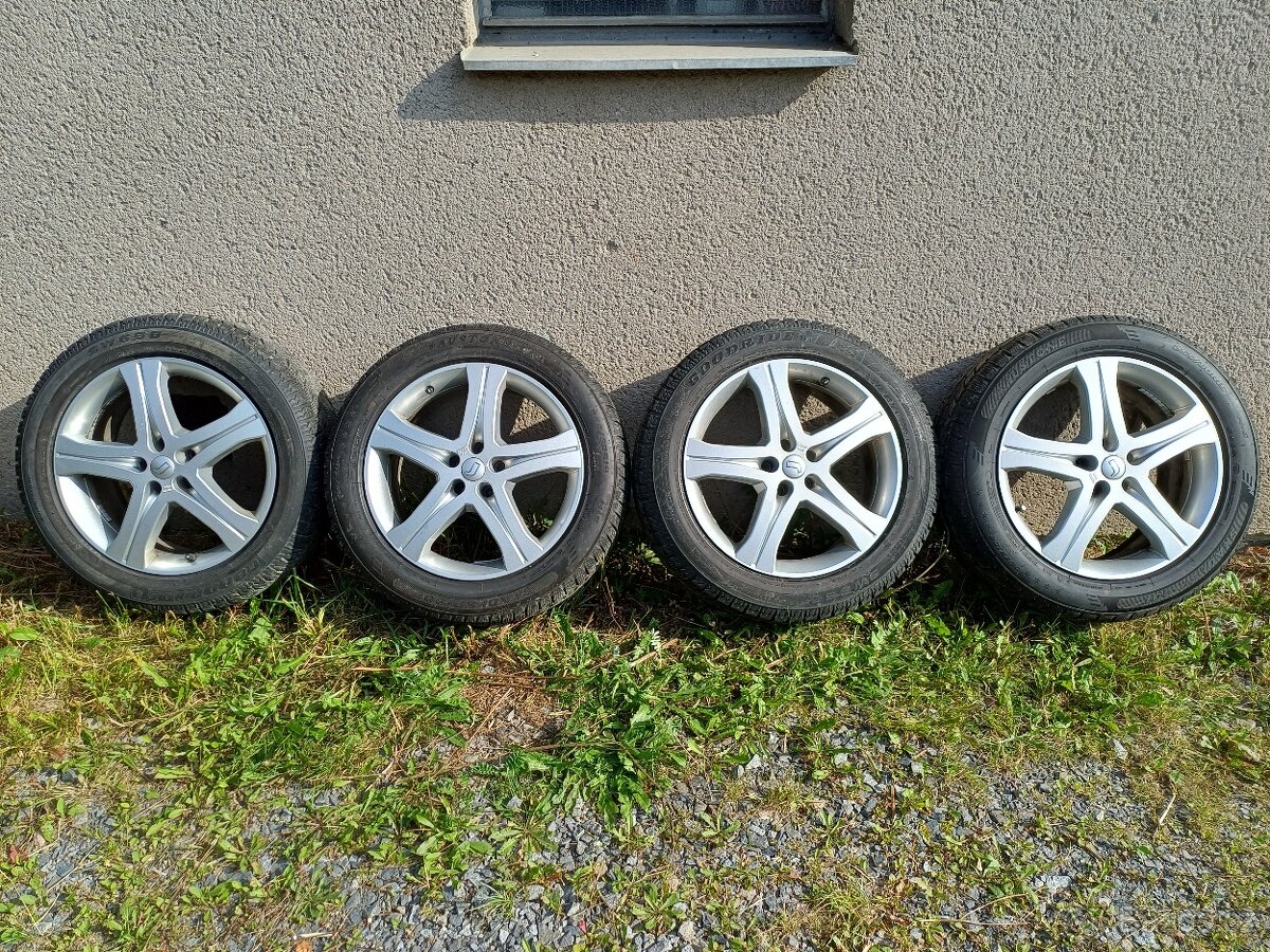 Zimní Alu mercedes 8,5x19 255/50 w1649