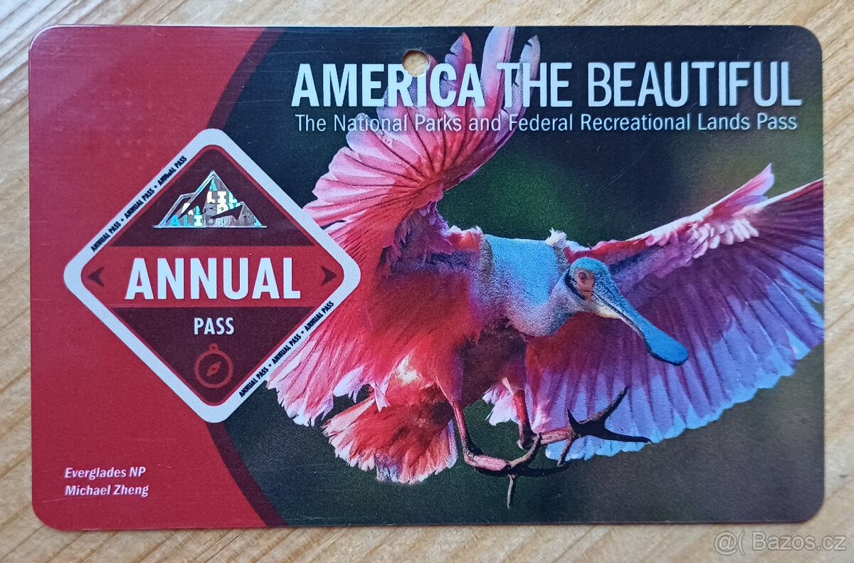 Roční pass America the Beautiful do parků USA