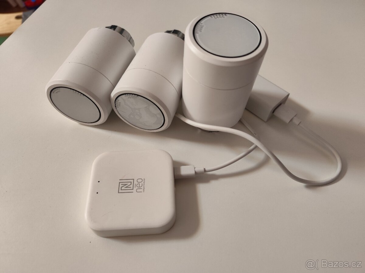 2x IMMAX NEO Smart Termostatická hlavice Zigbee + Multibridg