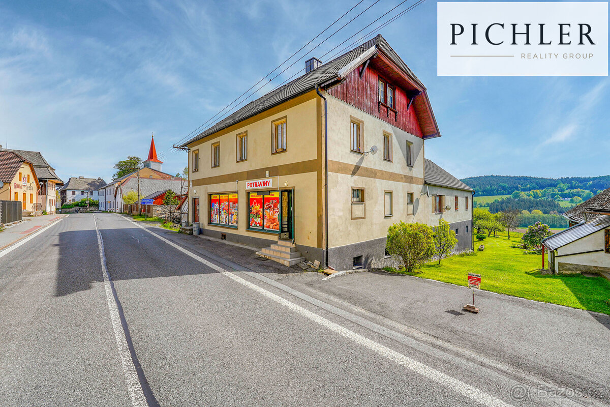 Prodej rodinného domu 355 m², pozemek 1760 m², Čachrov
