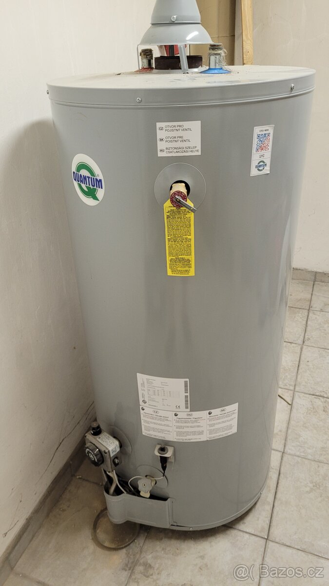 Plynový Zásobníkový Ohřívač Vody Bojler Quantum Q7EU-40-NORS