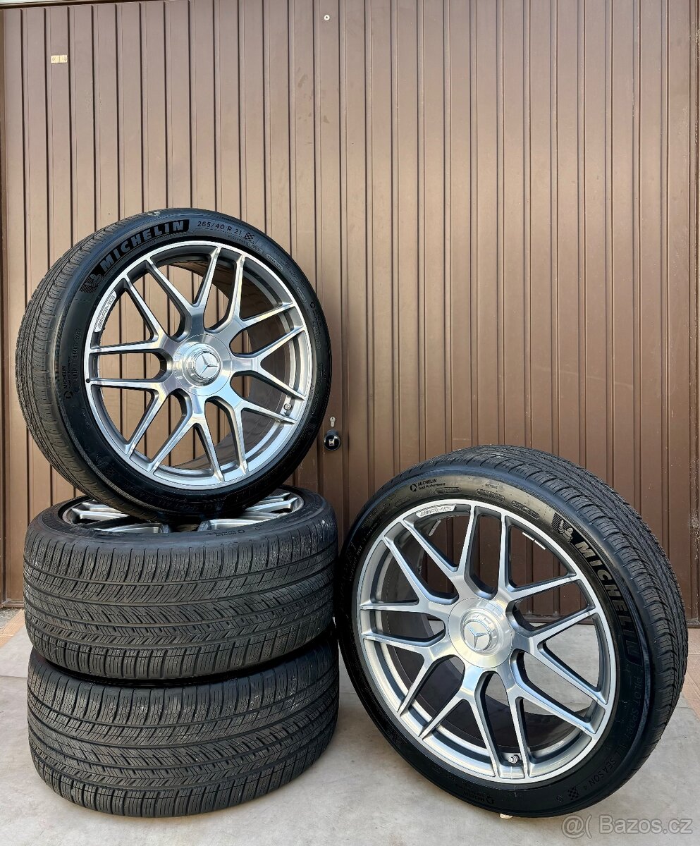 Alu Kola r21 Mercedes GLC63s AMG celoroční pneumatiky