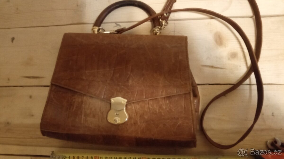 Kožená kabelka z Itálie