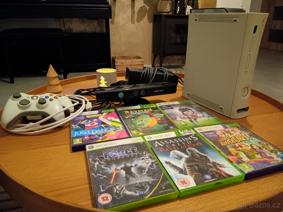 Xbox 360, kinect, hry, 2 ovladače
