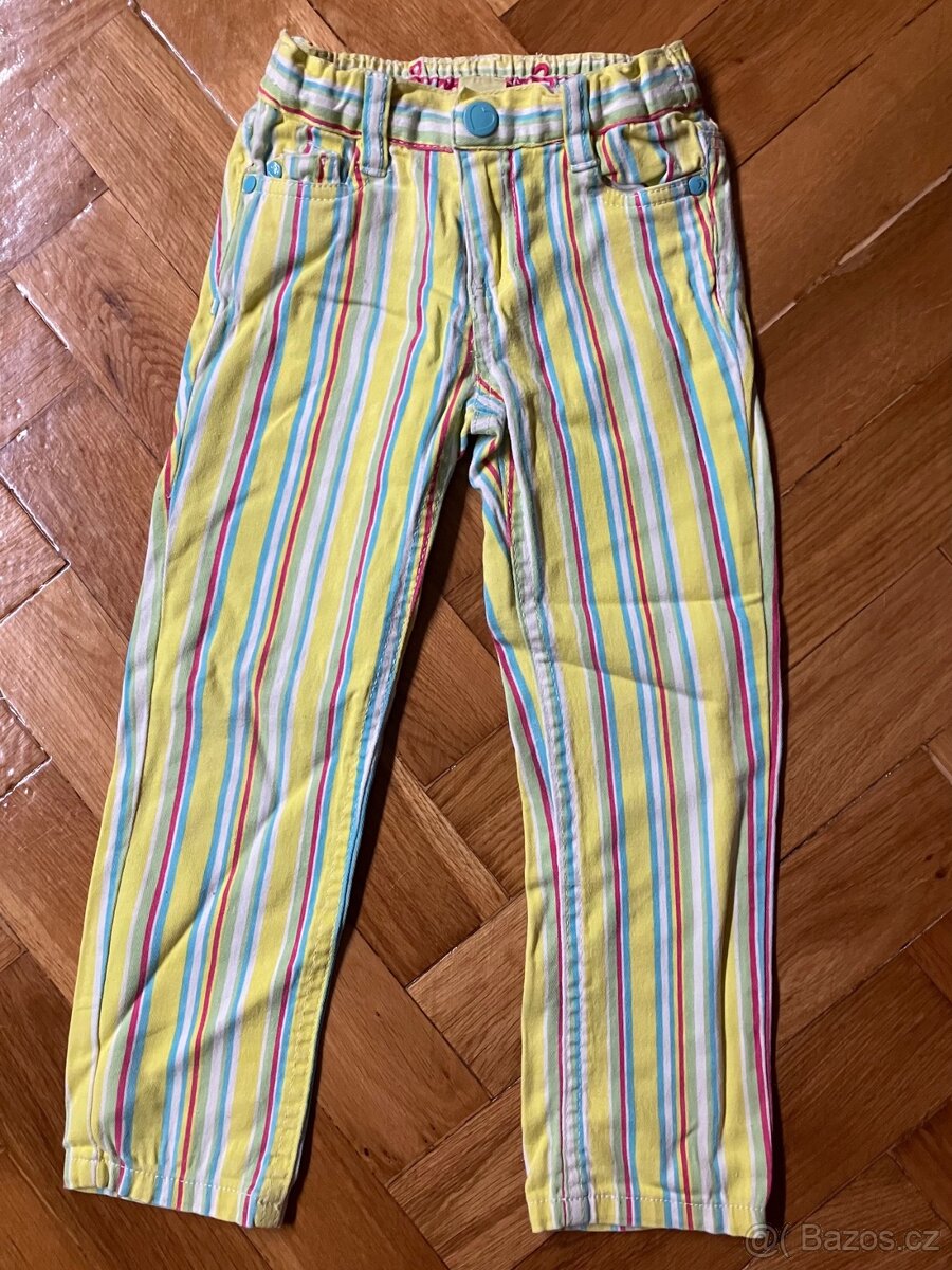 Dětské dívčí kalhoty velikost 104 (3-4 roky), stahující