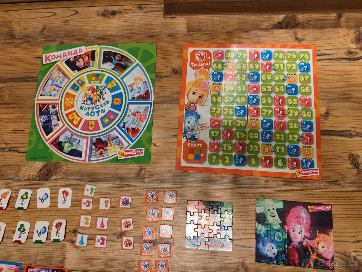 Stolní hra Fixiki 2v1 puzzle