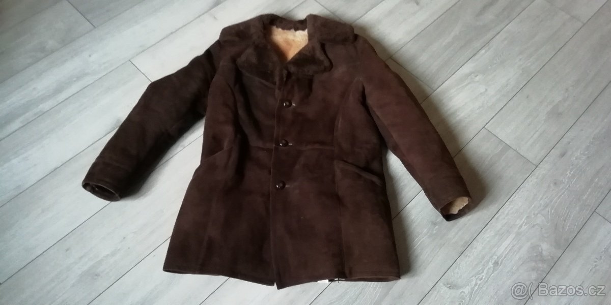 Pánský velurový kabát