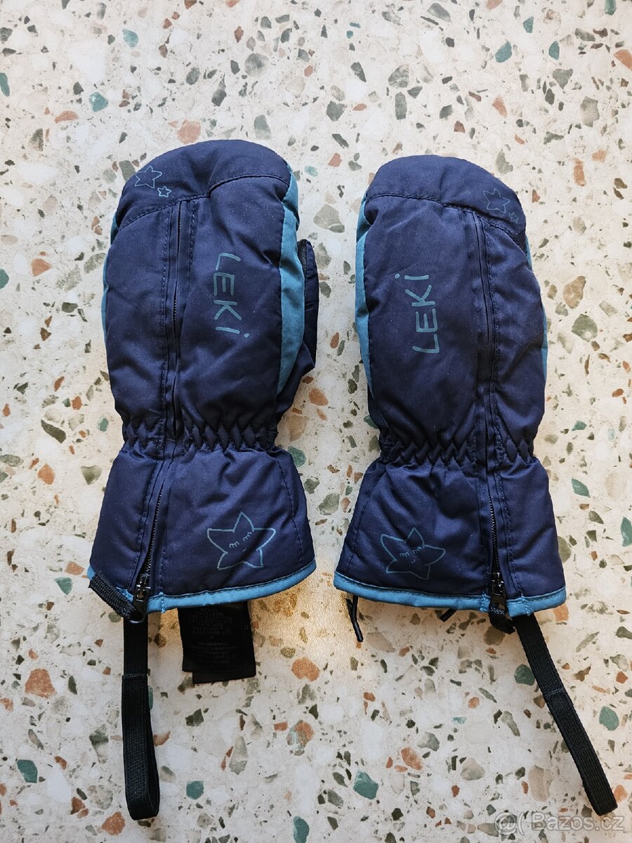 Dětské lyžařské rukavice Leki