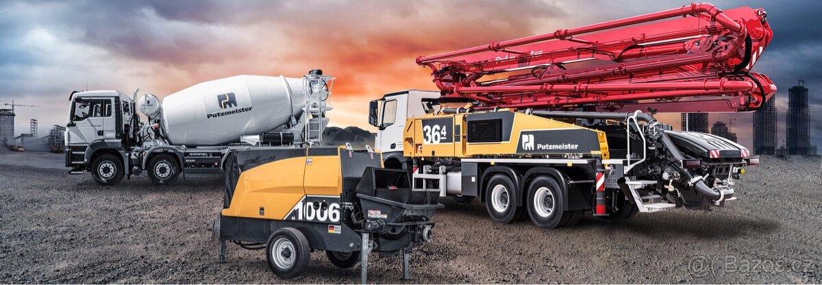 Putzmeister čerpadla betonu