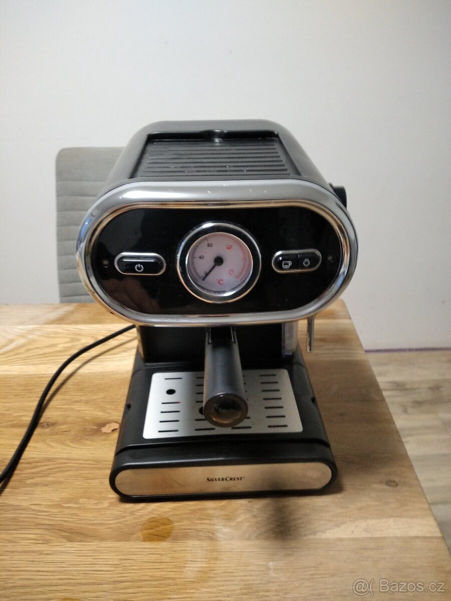 Pákový kávovar Silvercrest funkční