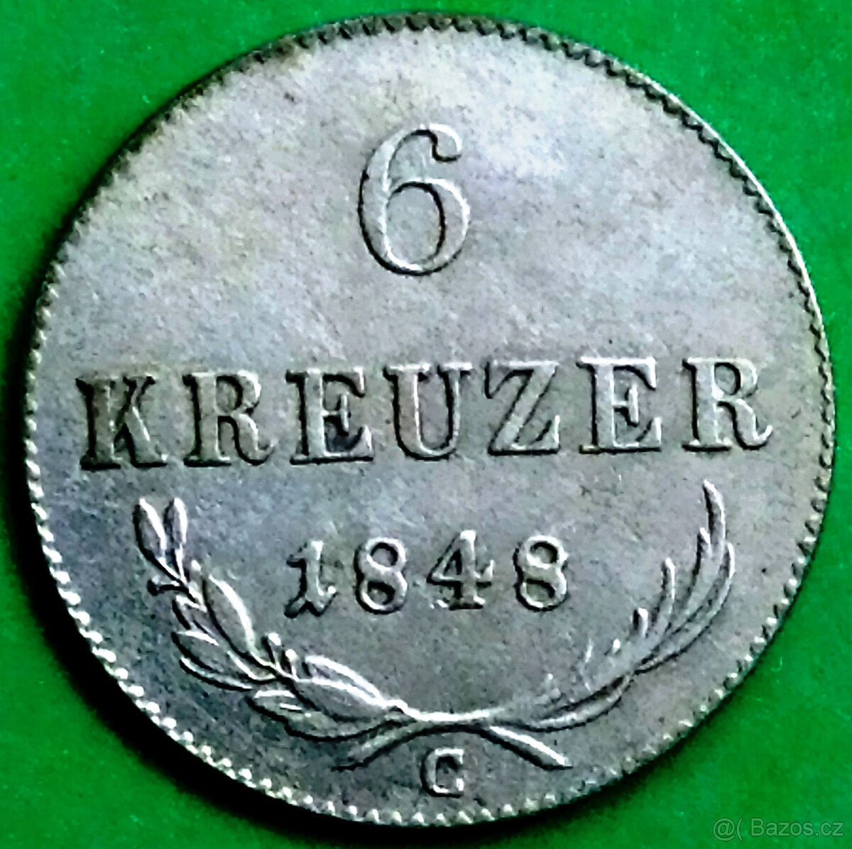 6 Krejcar 1848 C PRAHA Revoluce hledaná mince