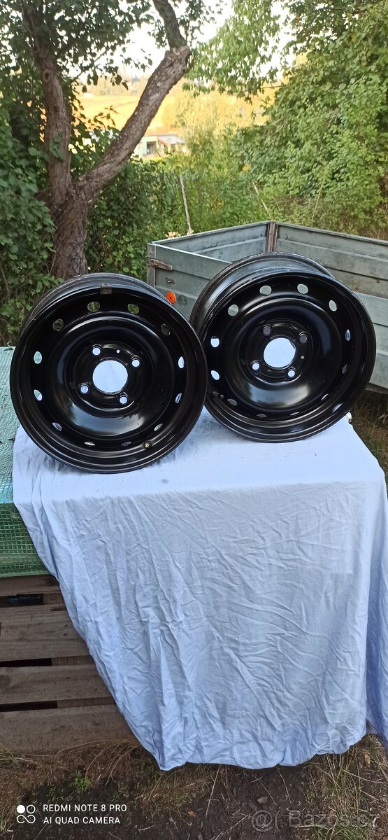 2x plechový disk R13 4x108
