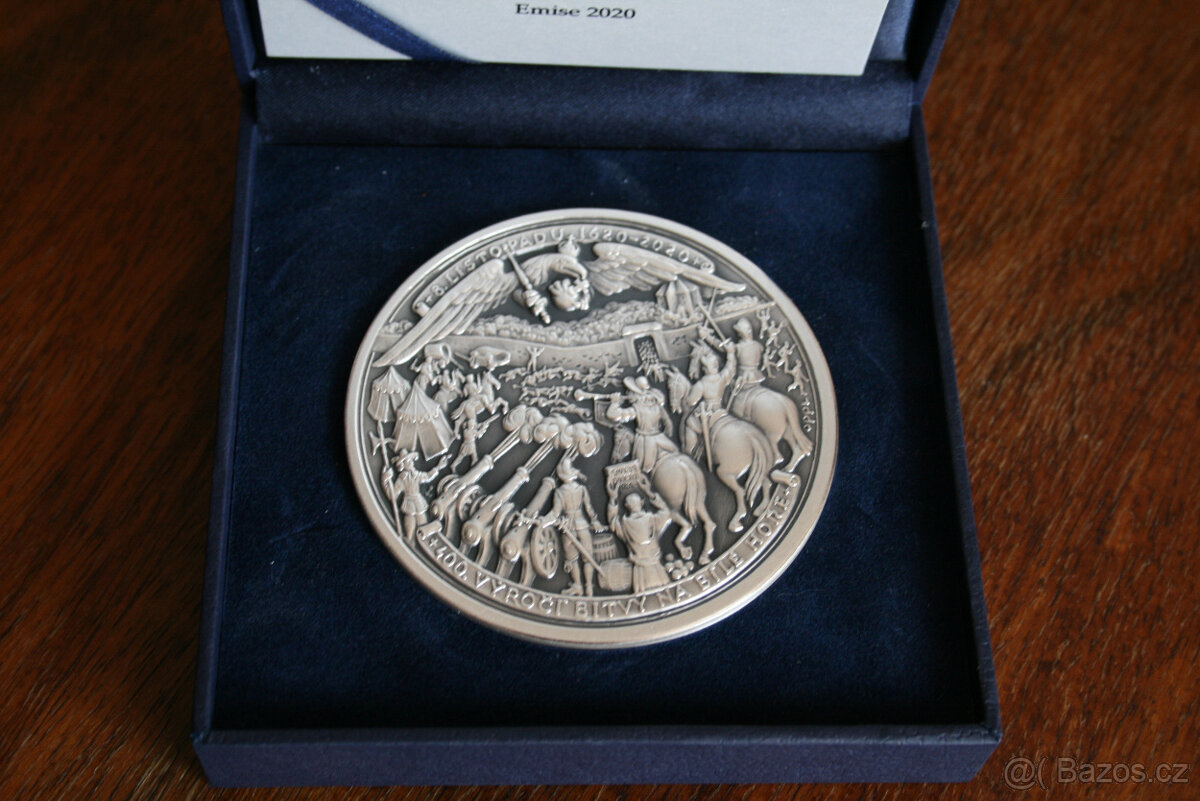 Stříbrná medaile ke 400.výr.bitvy na Bílé Hoře, 250 g.