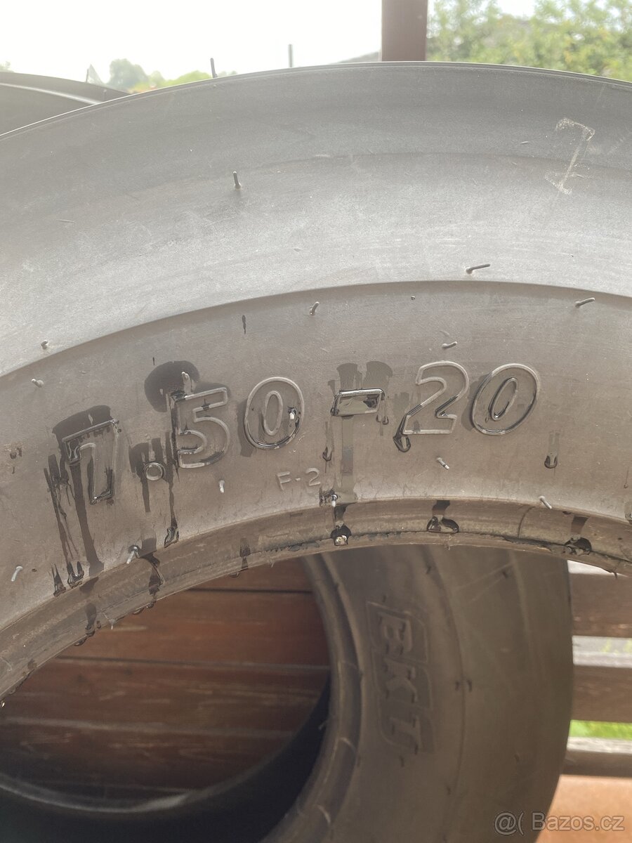 Pneu na traktor / maringotku BKT 7,5/20 nová