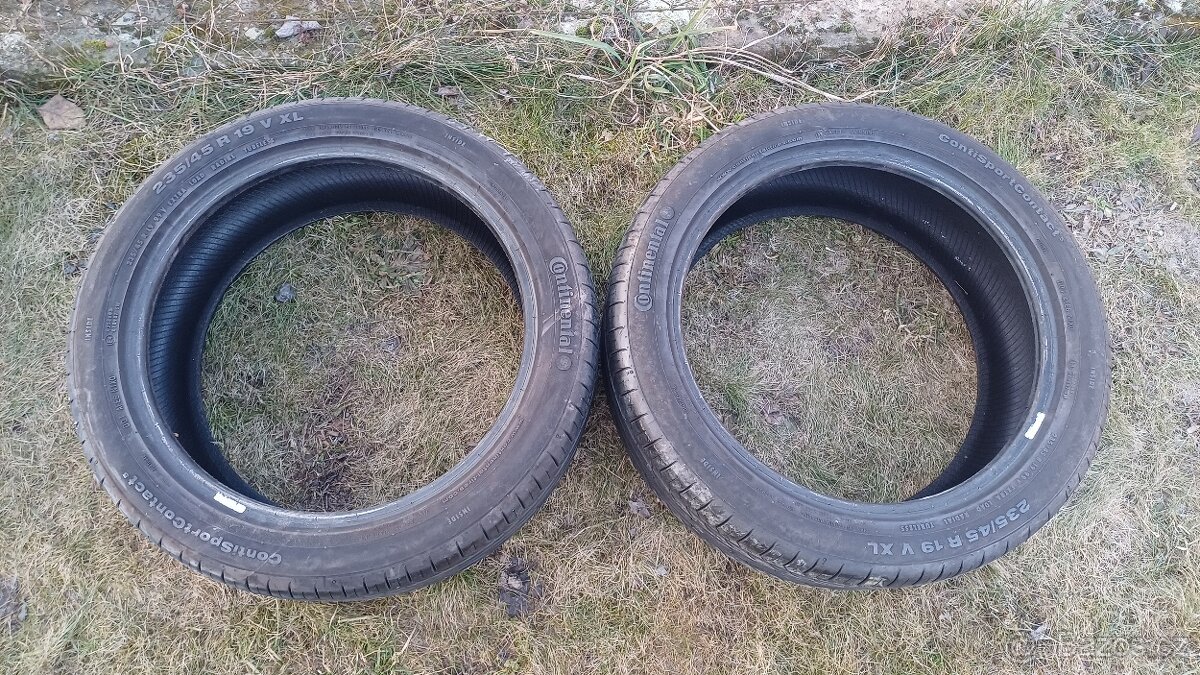 Letní Continental ContiSportContact 5 235/45 R19 V XL