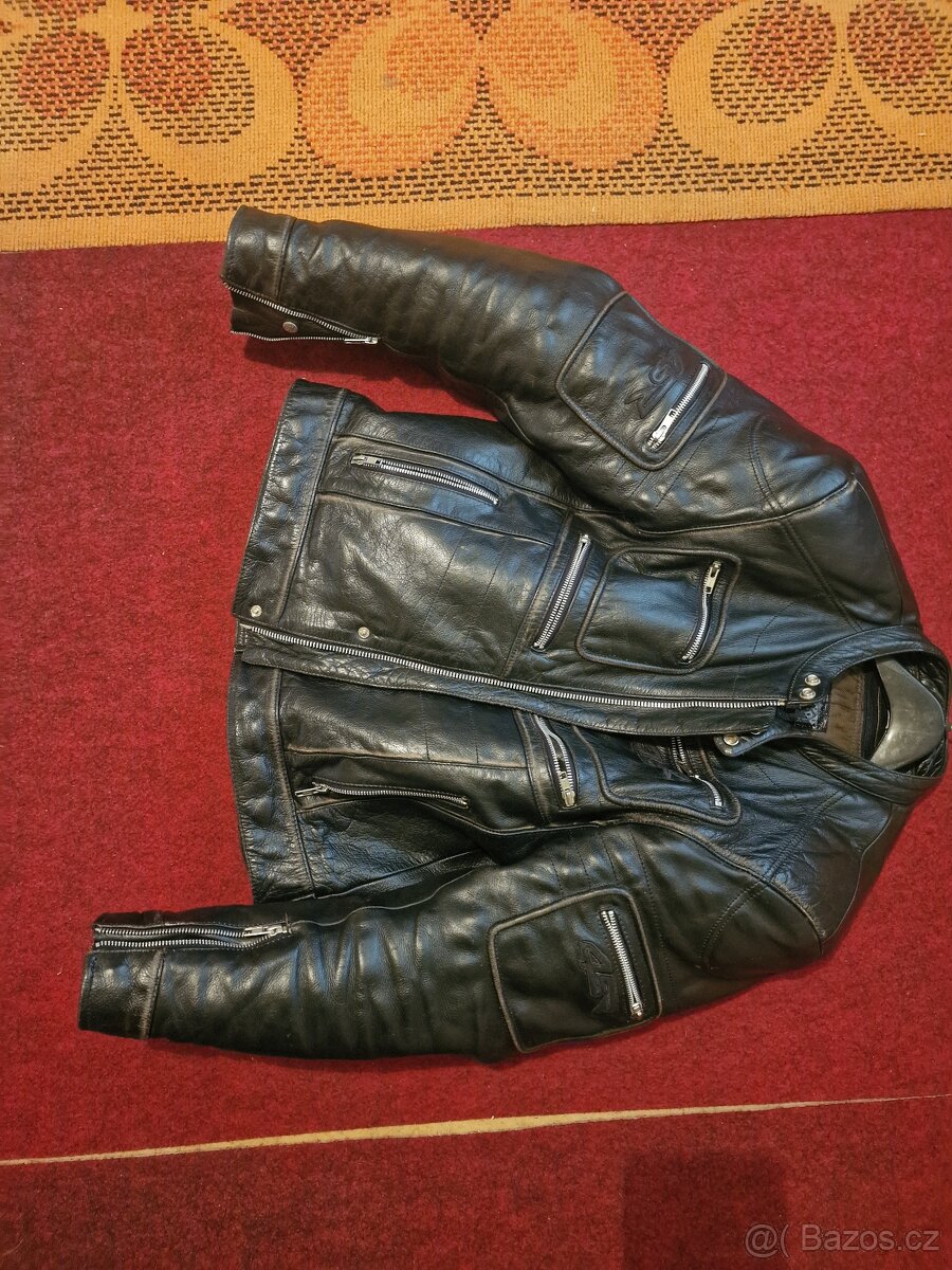 Kožená bund, křivák vel 54 4SR