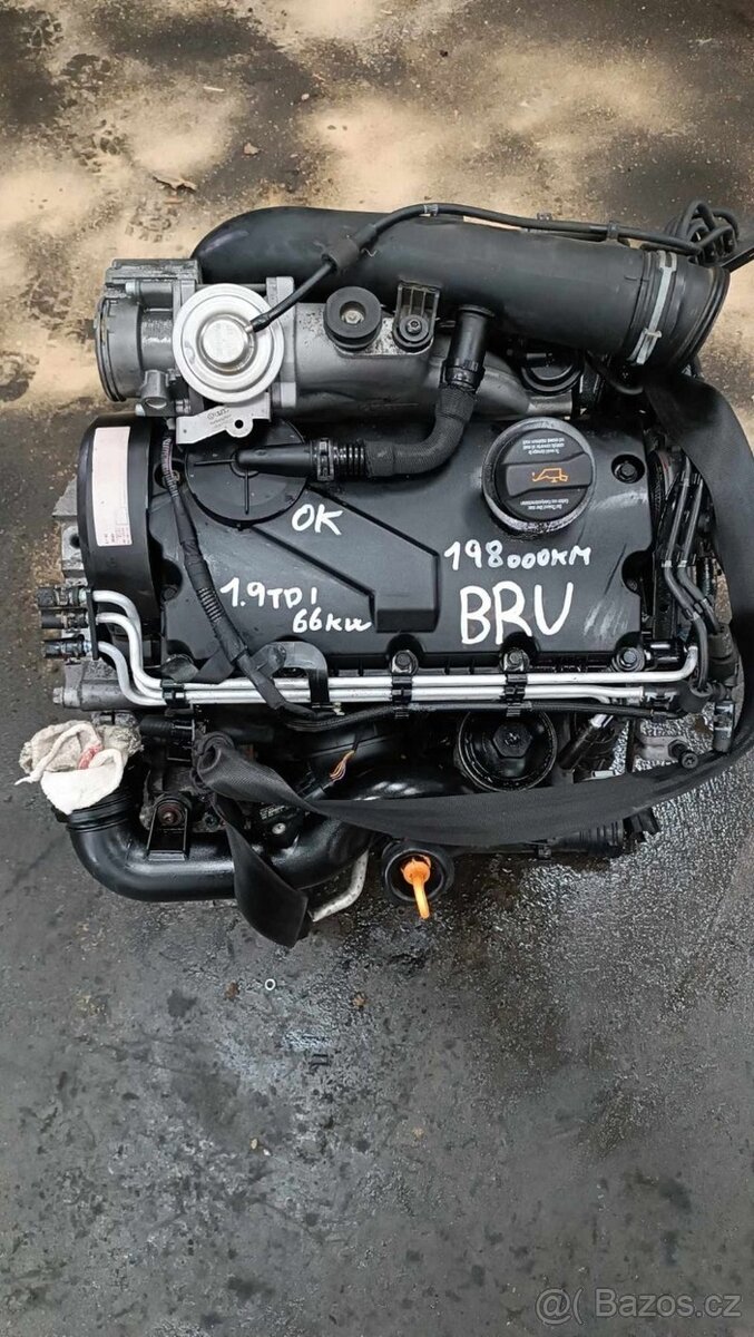 motor 1.9tdi 66kW typ BRU