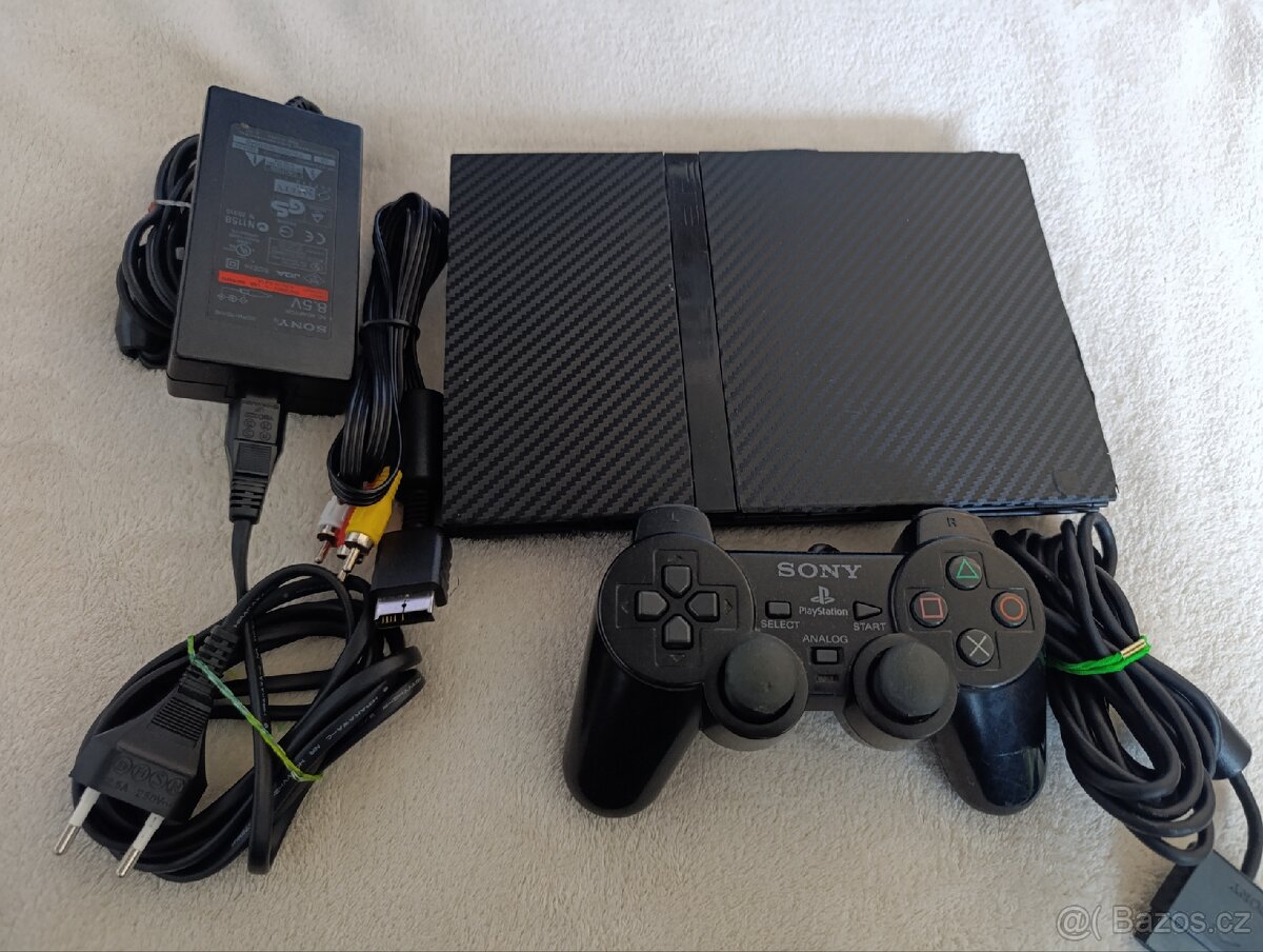 PS2 PlayStation 2 Slim + Hry