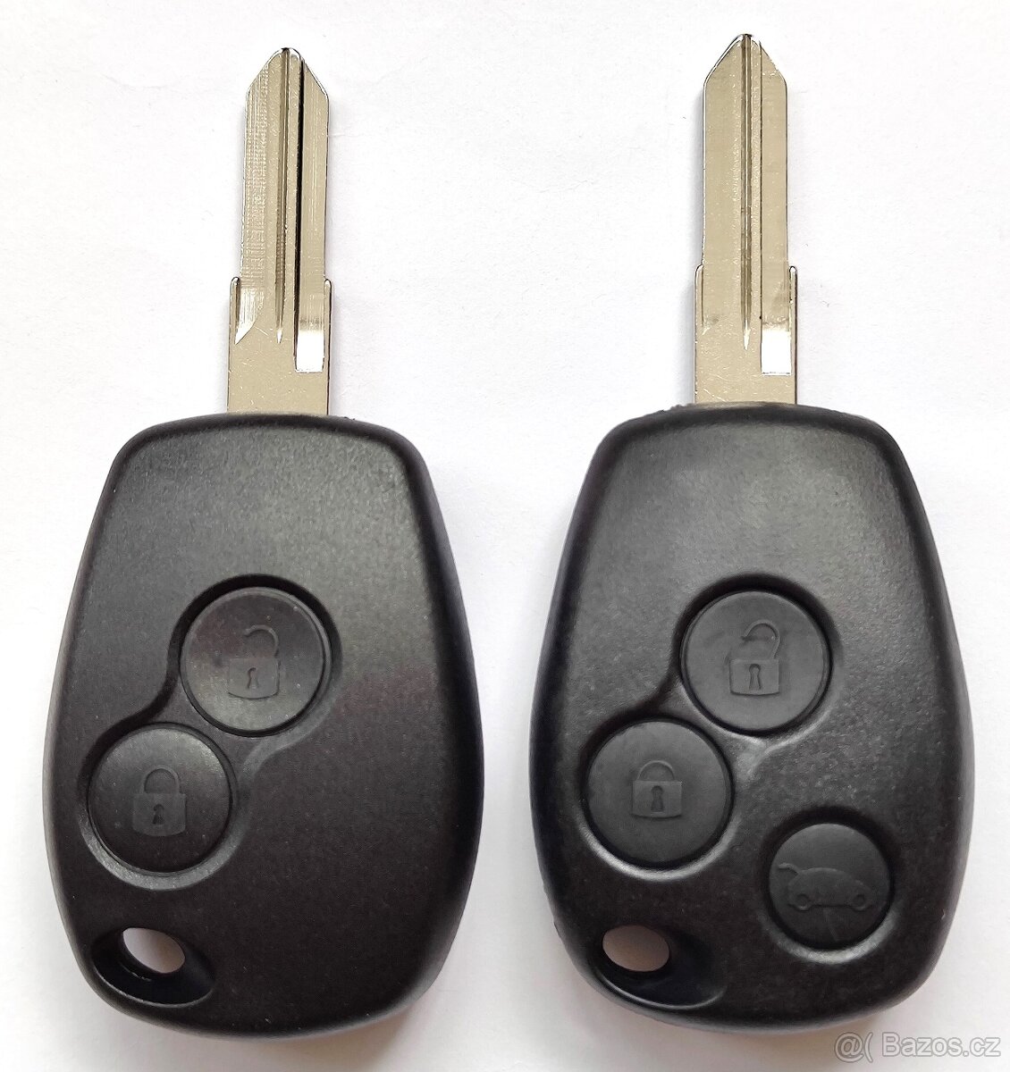 Klíč Dacia Renault 2 / 3 tlačítka Kompletní klíč 2 / 3 tlač