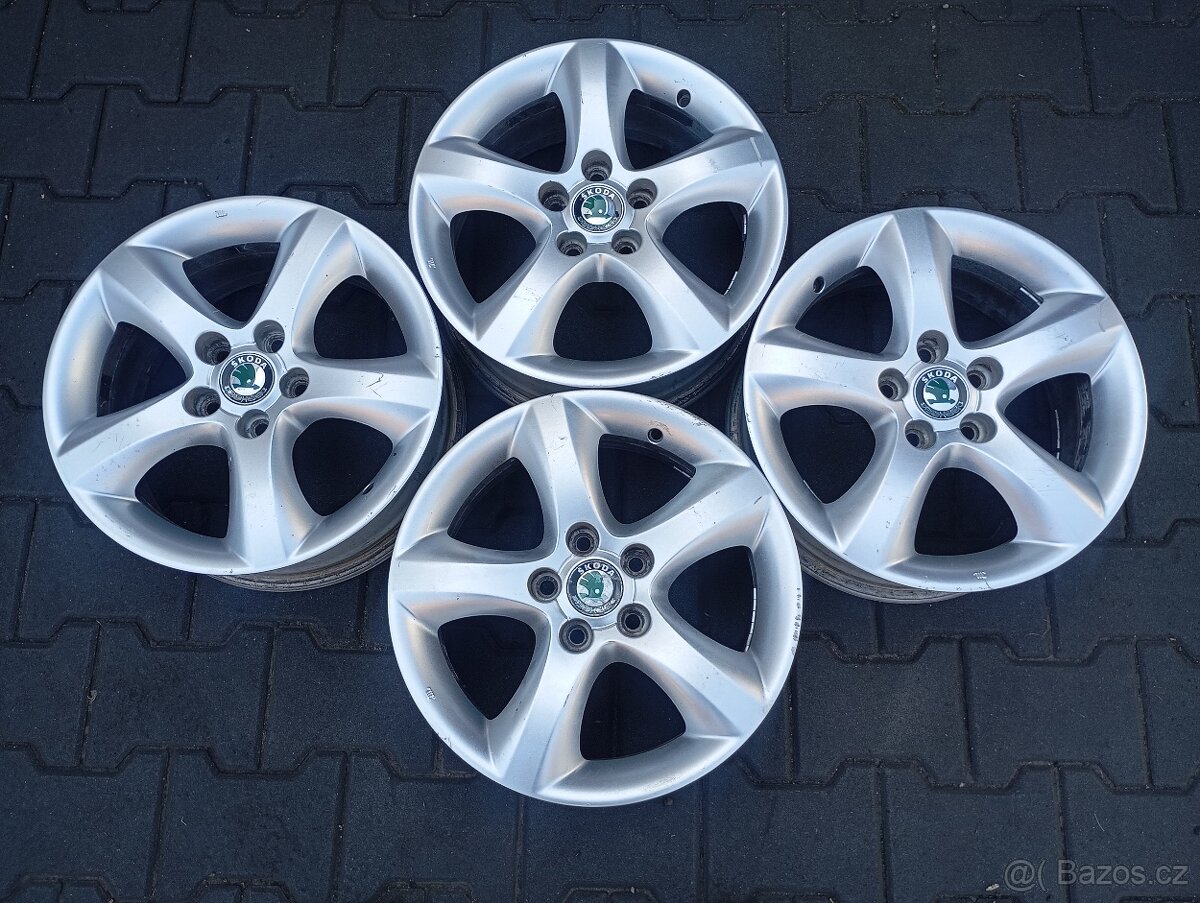originální alu kola škoda fabia 5x100 r15