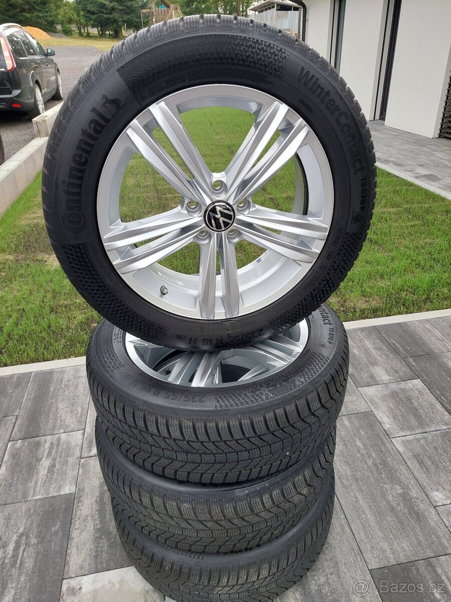 5x112 18" alu Tiguan Sebring + zimní pneu Continental