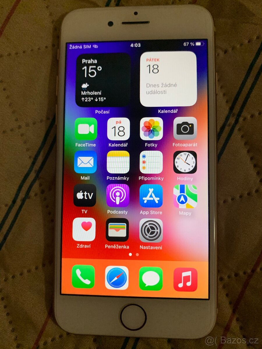 iPhone 8, 256 GB jako nový