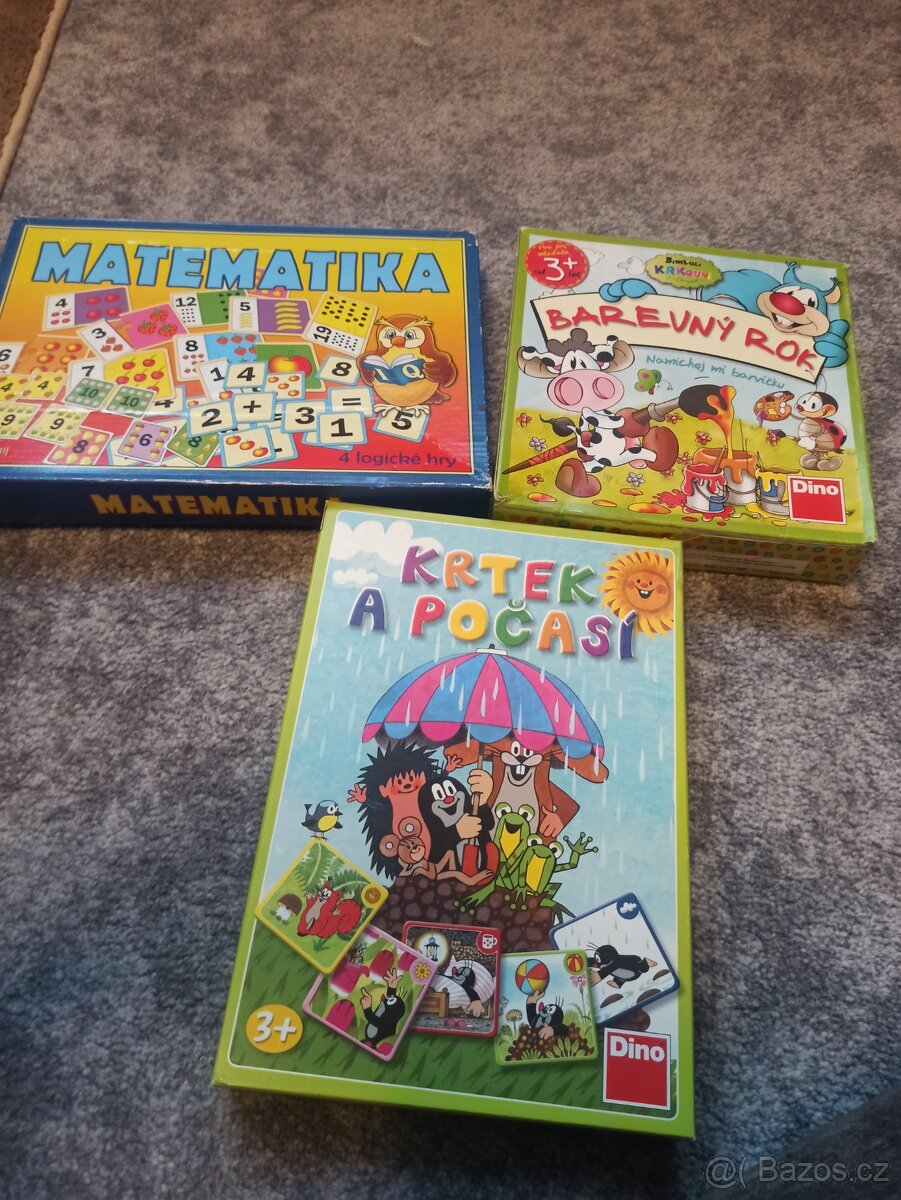 Hry Matematika, barevny rok, Krtek a počasí