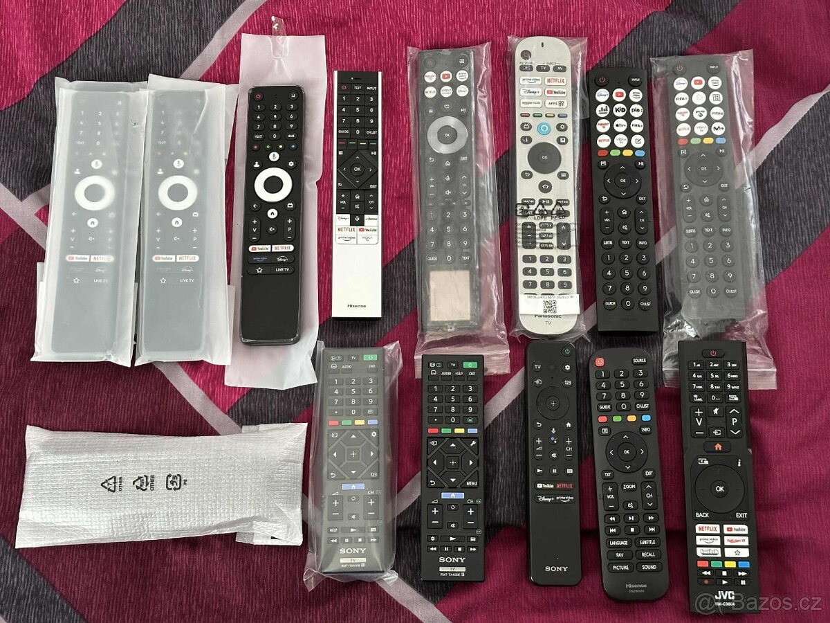 Diaľkové ovládače na TV rôzne
