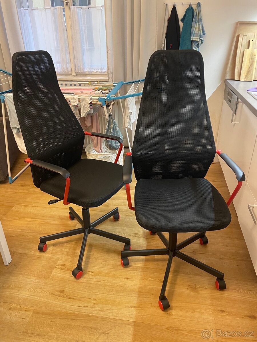 Herní židle HUVUDSPELARE (IKEA), černá