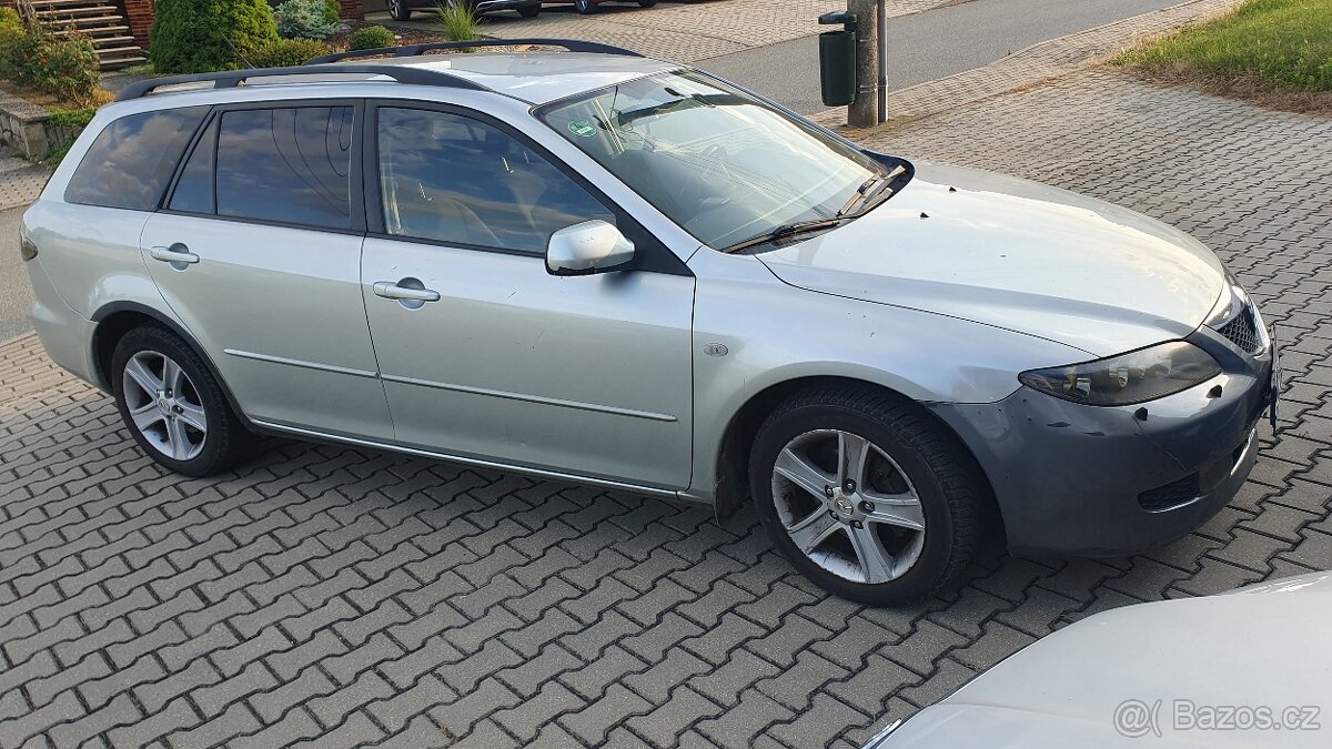 Mazda 6 r.v 2007 veškeré ND, Stříbrná met.